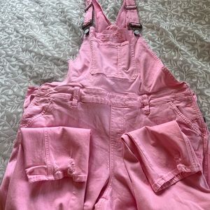 Pink Slink brand overalls